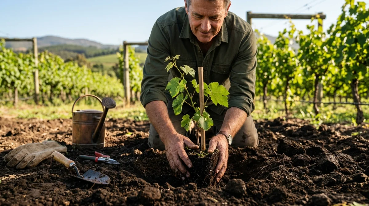 comment planter une vigne