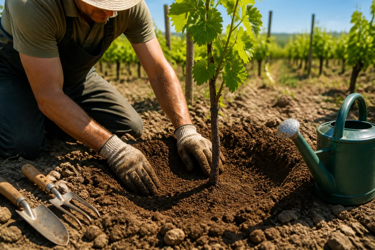 comment arroser une vigne