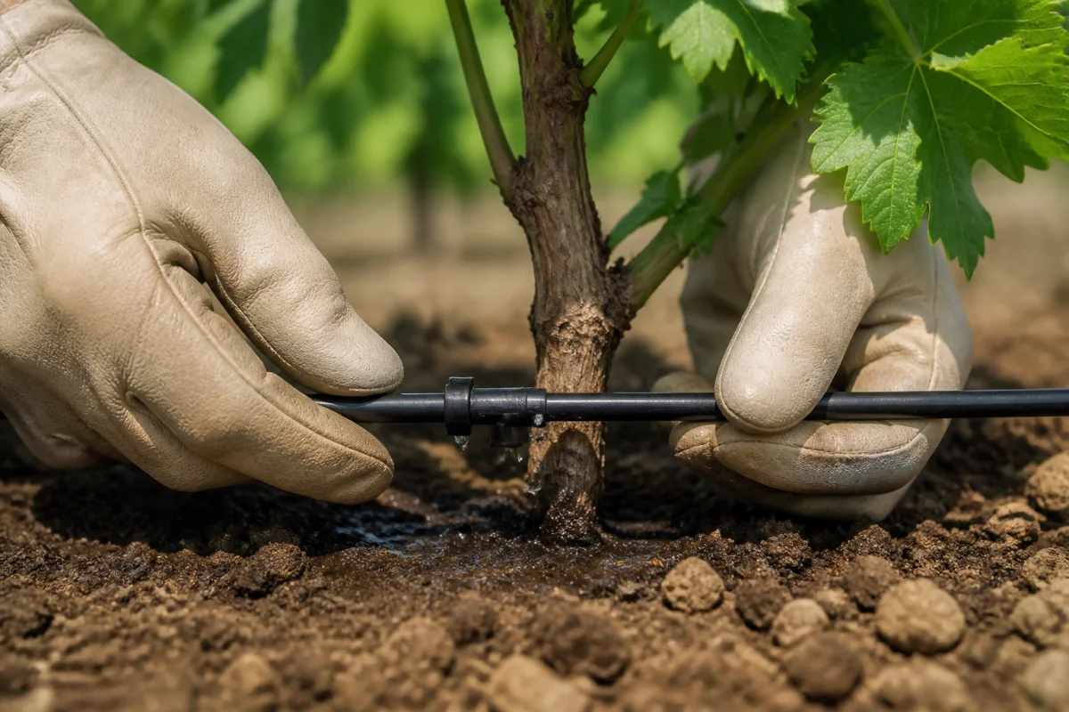 comment arroser une vigne