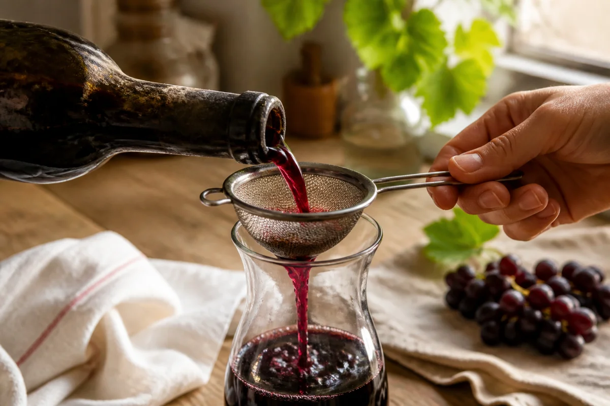 comment ouvrir une vieille bouteille de vin