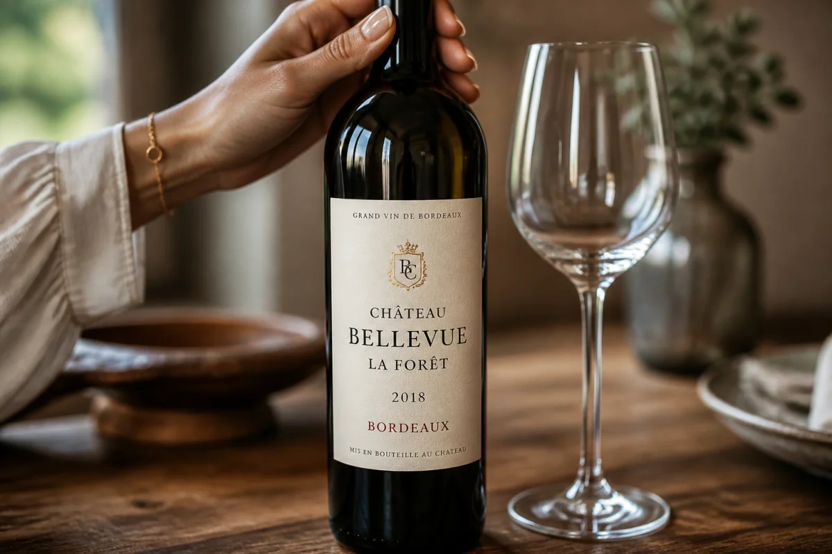 comment servir un vin