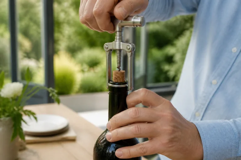 comment servir un vin